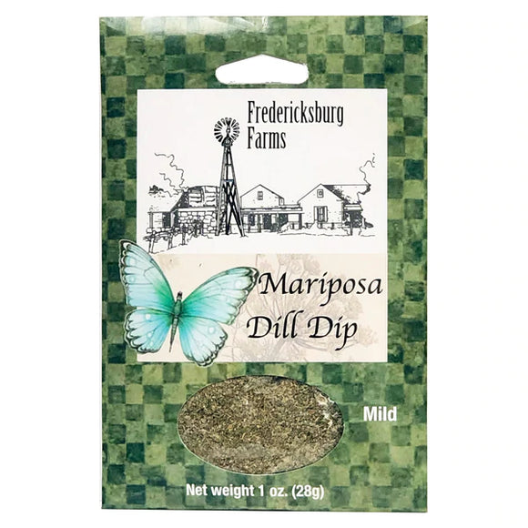 Mild dill dip by Fredericksburg Farms. 1 ounce package