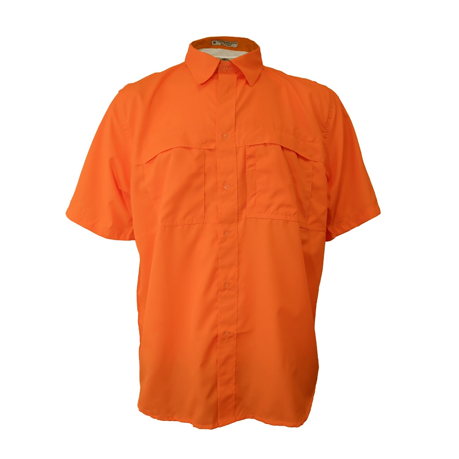 Hook & Tackle Yellow Fishing Button Up Shirt Size XL Short Sleeve-Hi Tech  Vented