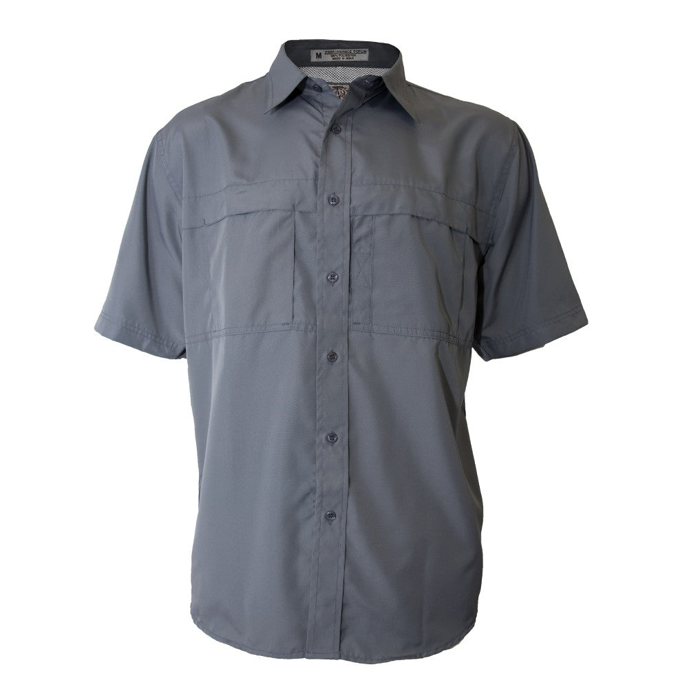 Buy Hook & Tackle 1013S Men's Gulf Stream Short-Sleeve Fishing Shirt