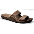 Pali Hawaiian Sandals Youth Dark Brown