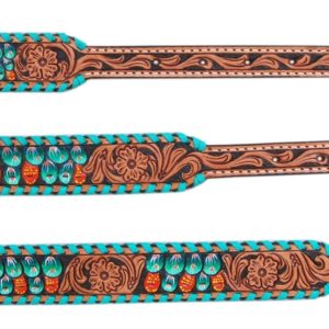 Dog collar by Rafter T Ranch with painted cacti