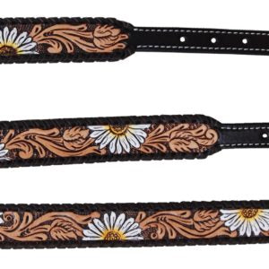 Dog collar by Rafter T Ranch with Daisies