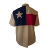 Texas flag shirt khaki- back