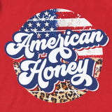 Clover Cottage - American Honey  - Shirt Decal close up 