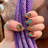 The Wild Ones nail set from Dusti Rhoads applied