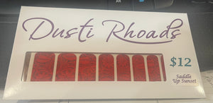DUSTI RHOADS COUNTRY NAILS- SADDLE UP SUNSET