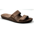 Pali Hawaiian Sandals Dark Brown